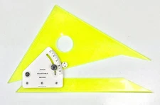 Vintage Anker Adjustable Square Made in England Fluorescent Drafting Tool