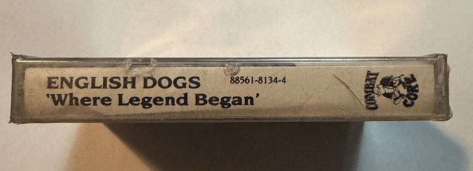 English Dogs Where Legend Began Punk Metal Cassette 1986 Combat Core SEALED - Image 3 of 4