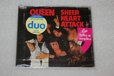 Queen - Sheer Heart Attack CD - POLISH STICKERS