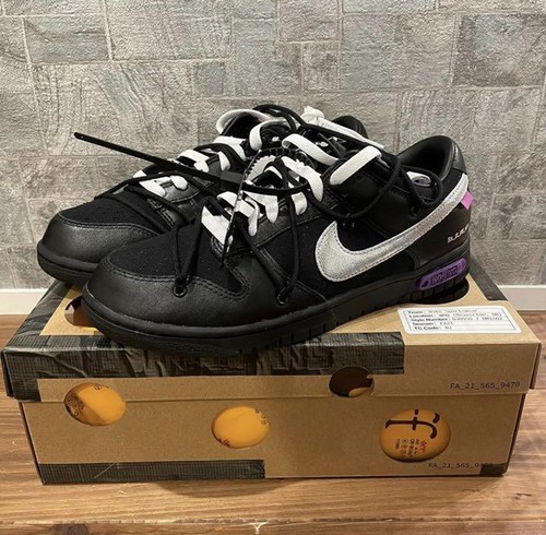 Men 8.5Us Nike Offwhite Off-White Dunk 