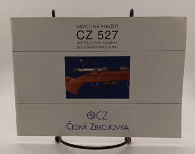 Novod Na Pouziti CZ 527 Instruction Manual Russian & English