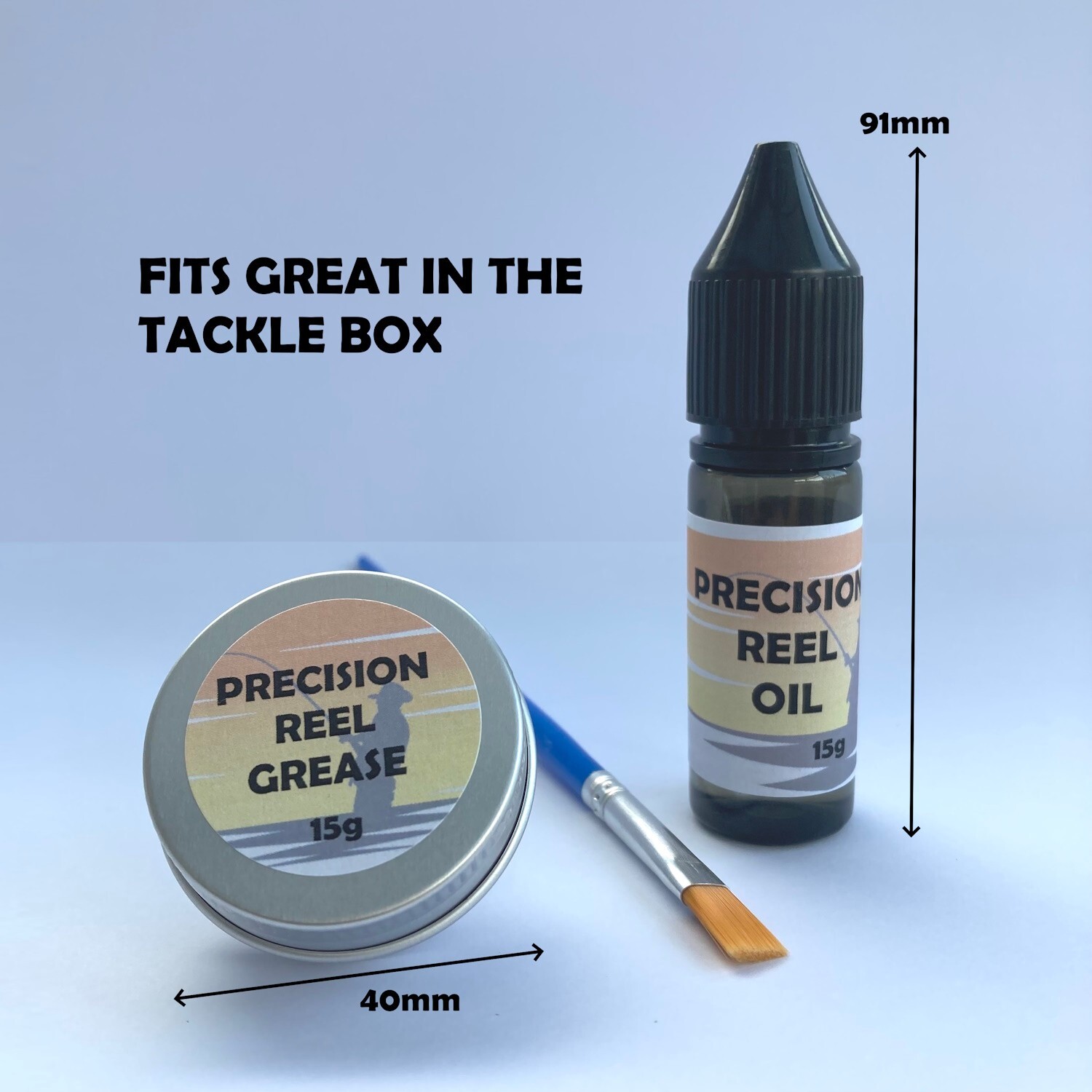 Fishing Reel Grease and Oil Kit Angler Pack Compatible w/ Penn Okuma