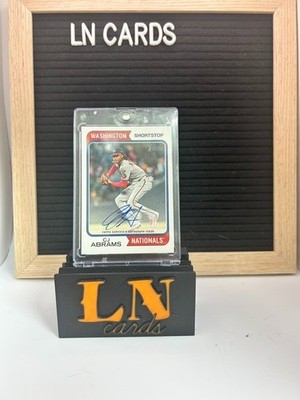 2023 Topps Heritage High Number - Real One Autographs #ROA-CA - C.J. Abrams (AU)