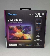 Govee RGBIC TV Backlight With Camera 55-65   Model H6198 Factory Sealed