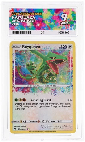 ACE 9 Rayquaza 138/185 Vivid Voltage Pokemon Mint