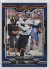 2021 Panini Playbook Rookie Orange Dez Fitzpatrick #130 0pe3