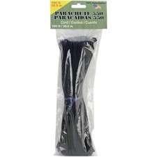 Pepperell Parachute Cord 4mmx100'-Black