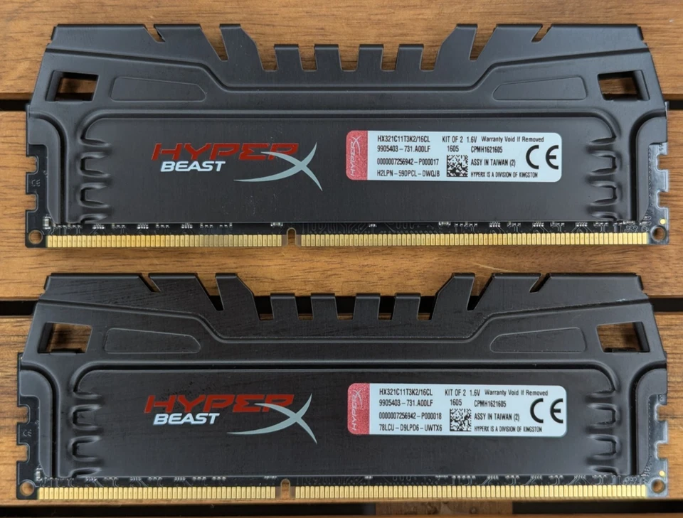 Kingston HyperX Beast 16GB (2x8GB) 2133MHz DDR3 RAM Gaming PC Computer Memory - Image 2 of 4