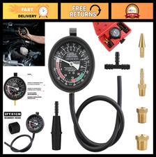 Fuel Pump Vacuum Tester Gauge - Carburetor Pressure Diagnostic Tool Kit Fuel Pump Vacuum Tester Gauge - Carburetor Pressure Diagnostic Tool Kit