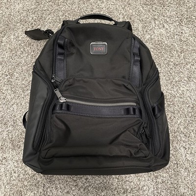 Authentic TUMI Alpha Bravo Navigation Business Backpack (Black) Gently Used