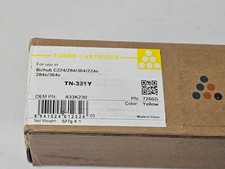 Konica Minolta TN321Y Yellow compatible toner Bizhub C224 C284 C364 A33K230