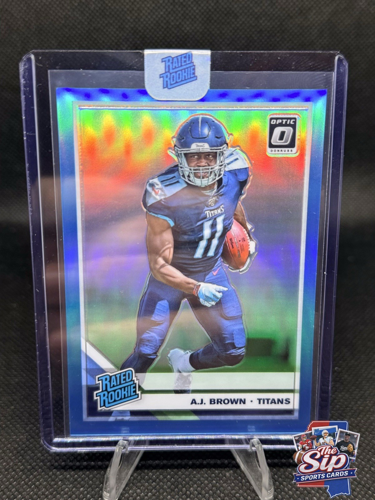 2019 Panini Donruss Optic Rated Rookie A.J. Brown Aqua Prizm /299 (RC)