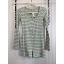 NWT AERIE Intimates  Sleepwear Ribbed Short Romper Soft  Comfy Size XS
