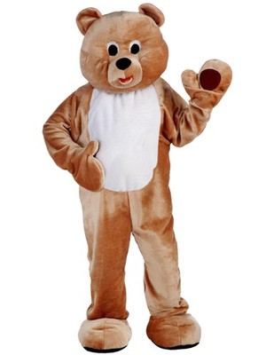 Honey Bear Deluxe Mascot Adult Costume - Std One-Size