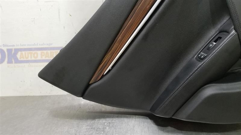 17 2017 MASERATI GHIBLI OEM REAR DOOR TRIM PANEL BLACK DRIVER LEFT 