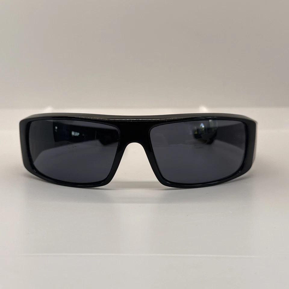 Gafas de sol Spy Optics Logan marco negro brillante hechas en Italia lentes rayadas Foto 4 de 4