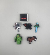 Set Of 6 Minecraft Shoe Charms Compatible With Crocs NEW