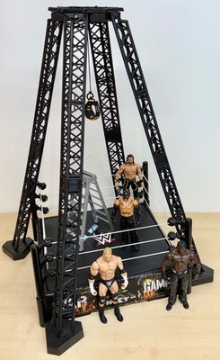 WWE Ladder Match & Wrestling Ring Spielset mit Rey Mysterio & Seth Rollins
