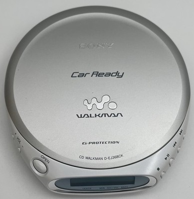 Vintage Sony Walkman D-EJ368CK Portable CD Player G-Protection Discman Tested