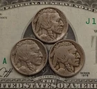 1913 p d s Buffalo Nickel Set/Lot  Type 1 all with original dates no acid coins