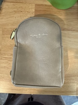 INICAT Un Jour De Chance Crossbody Sling Small Blue/Gray  Vegan Leather Bag