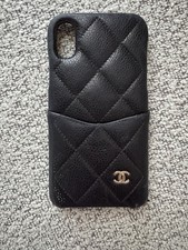 Chanel iPhone X Case Black Used No Accessories