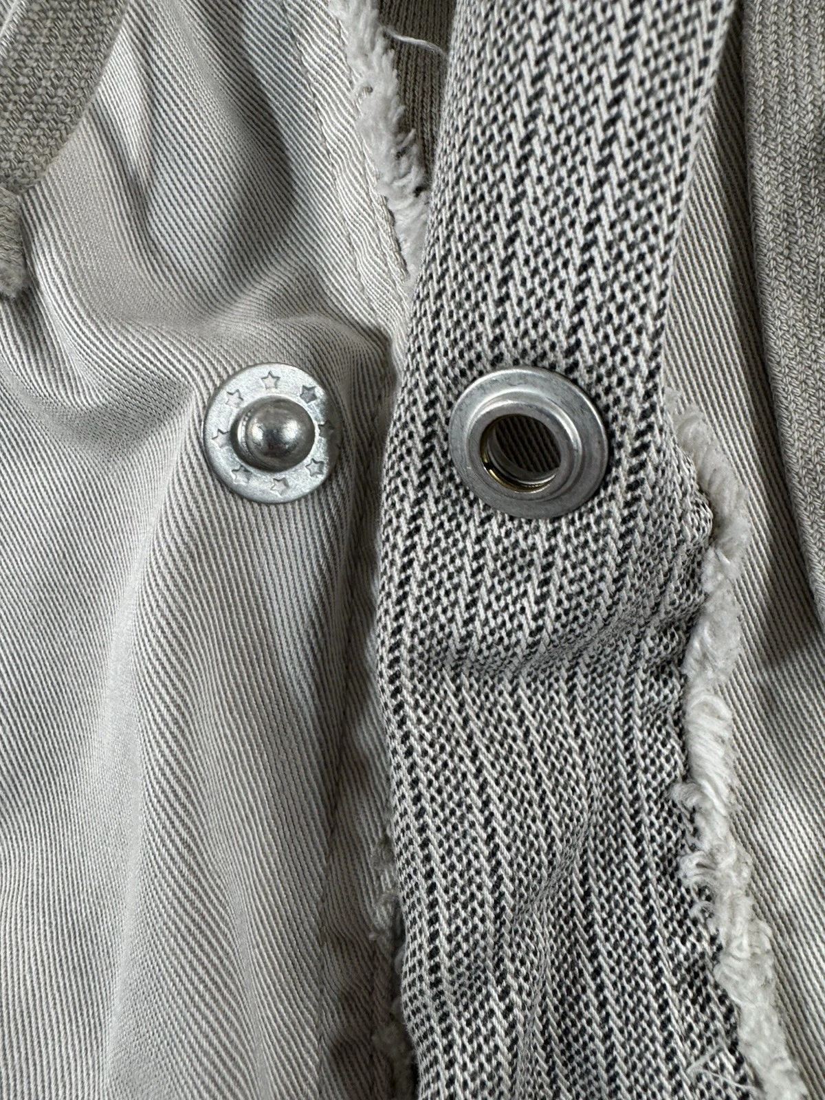 SONNETI Hybrid Style Blazer 2 in 1 Beige Hooded Jacket Sz M Retro 2005 Mens Mint - product detail image 11