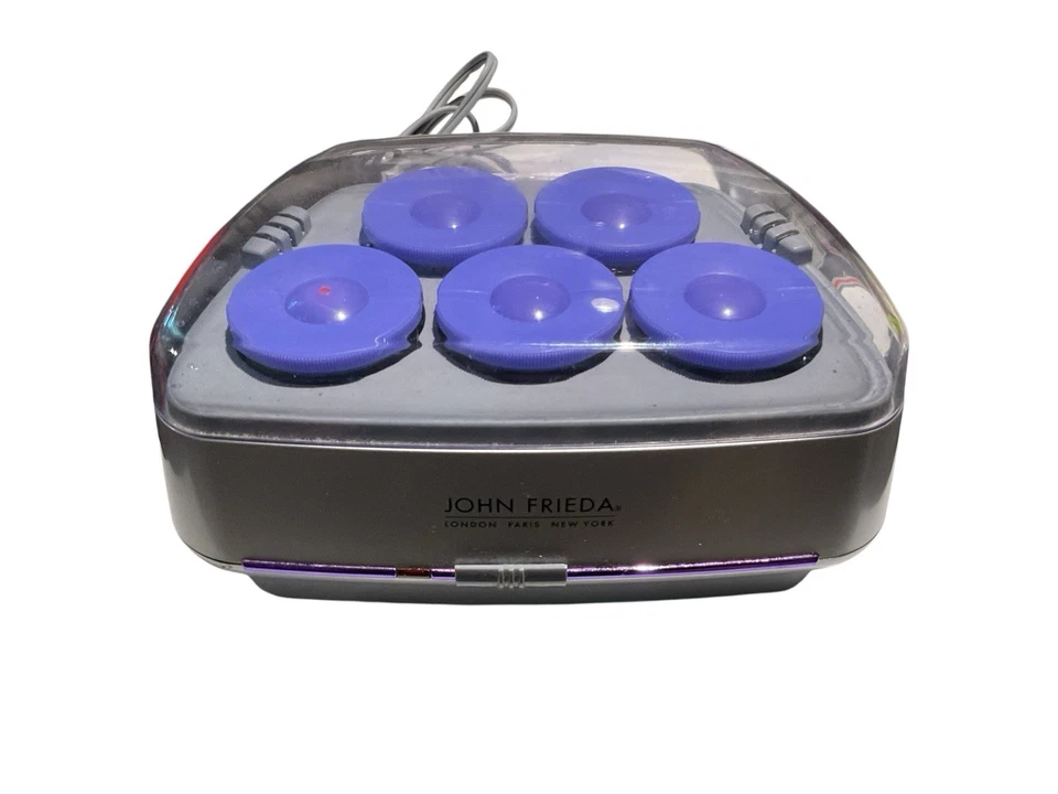 Rodillos de terciopelo John Frieda Smooth Waves Body Shine 5 Jumbo 2" con 5 clips Foto 3 de 4