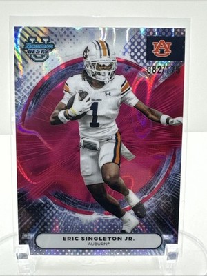 2025 Bowman's Best University - Eric Singleton Jr. #78 Pink Lava Refractor /175