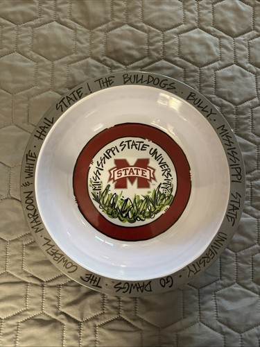 Mississippi State NCAA Magnola Lane Melamine Party Bowl - Games Snacks