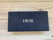 Authentic Blue Dior Sunglasses Storage Box 7 3/4 x 3 7/8 x 2 3/4 Brand New