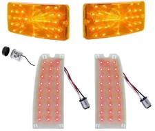 LED Tail Light Insert Board and Marker Lamp Set For 1969-1977 Ford Bronco