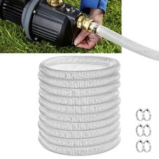 Wire Hose Clear Dust Reinforced Flexible 1-1/2 Inch By 50 Foot