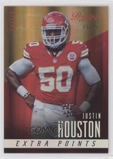 2014 Panini Prestige Extra Points Holo Silver 21/25 Justin Houston #90 2t9