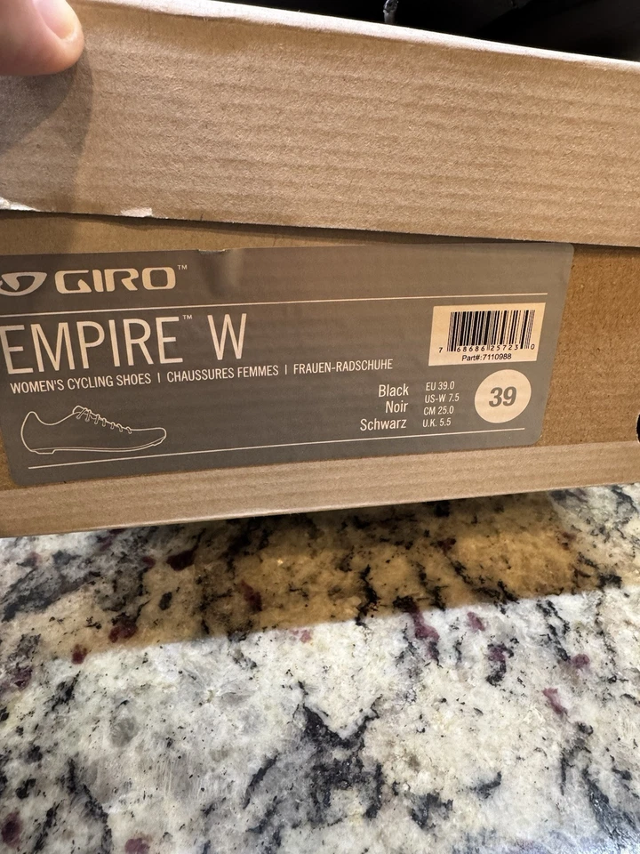 Zapatillas de ciclismo Giro Empire W para mujer talla 7,5 WOW envío rápido Foto 2 de 4