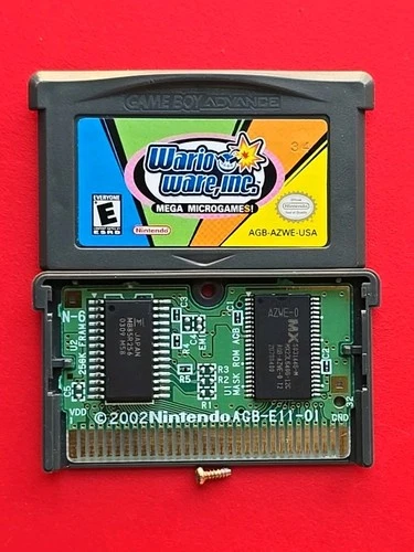 WarioWare, Inc. Mega Microgame$! Game Boy Advance Authentic Nintendo GBA Saves