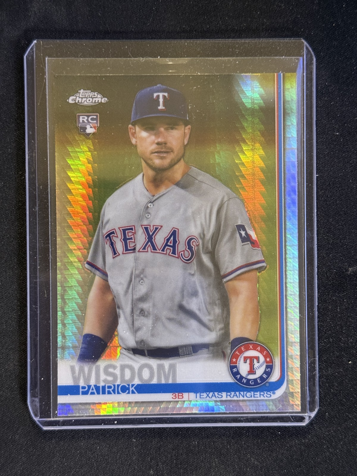 2019 Topps Chrome #146 Patrick Wisdom Prism Refractor