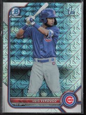 2022 Bowman Luis Verdugo Chrome Prospects Mojo Refractors