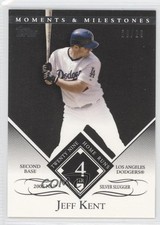 2007 Topps Moments & Milestones Black 28/29 Jeff Kent #128 0a1