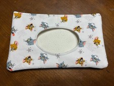 Handmade Tom & Jerry Diaper Wipe Pouch