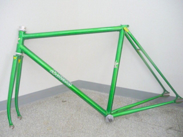 Makino Track Bike Frame Green Fixed Gear NJS Style Used Free
