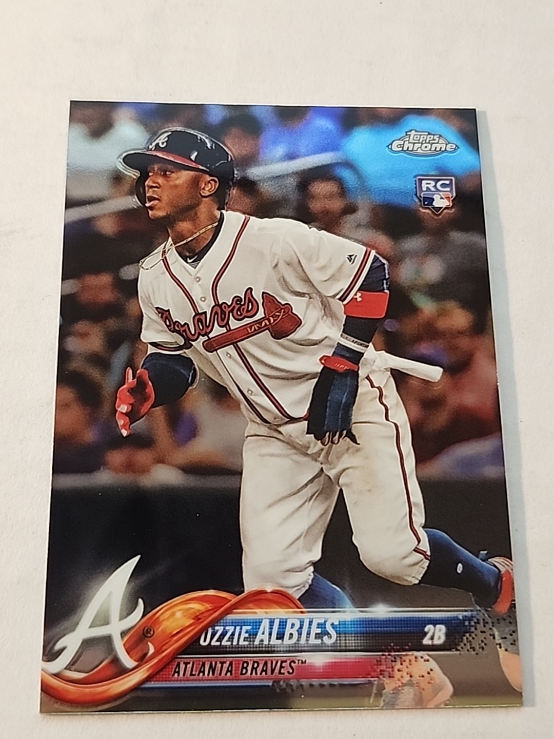2018 Topps Chrome - Ozzie Albies #72 (RC) Atlanta Braves    553