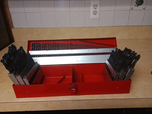 MSC 115 Piece 3- In -1  Hss  Surface Treated  Jobbers Length Drill Set In Case.