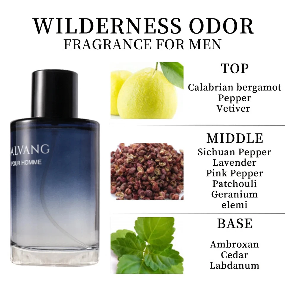 Eau De Toilette Spray Para Hombre 3.4 OZ, Perfume de Larga Duración, Calabria, Limón Foto 2 de 4