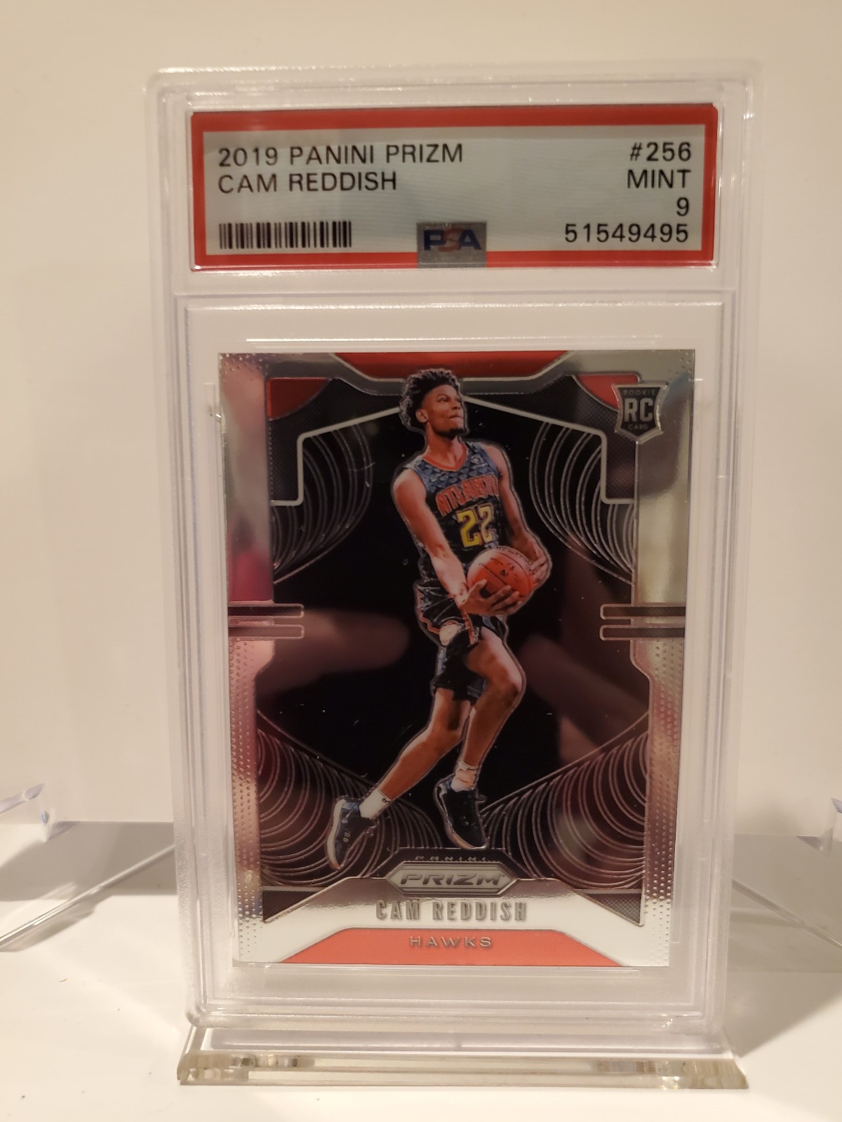 2019 Panini Prizm Rookie Cam Reddish #256 (RC) - PSA 9