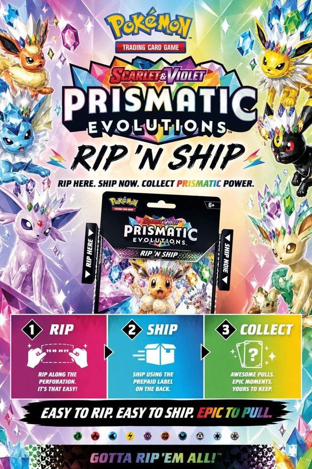 PRISMATIC EVOLUTIONS $1 START RIP N SHIP | PACKS AND SEALED