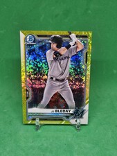 2021 Bowman Chrome Prospects Yellow Mini-Diamond Refractor /75 JJ Bleday #BCP-93