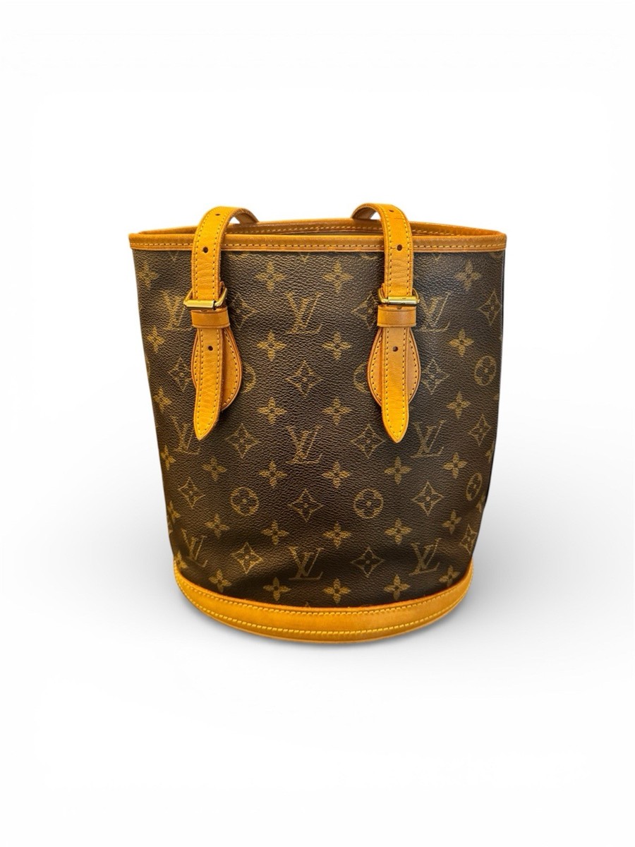 Louis Vuitton Bucket PM Monogram Canvas Shoulder Bag Vintage LV