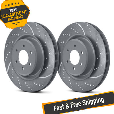 EBC 3GD Series Sport Dimpled & Slotted Brake Rotors for 12-17 Volkswagen Passat