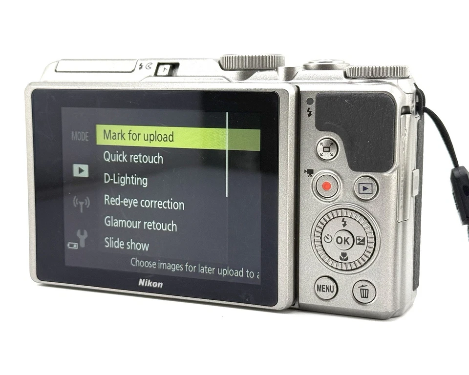 Cámara digital Nikon COOLPIX A900 plateada 20,3 MP WiFi BT 4K 35x zoom probado Foto 4 de 4